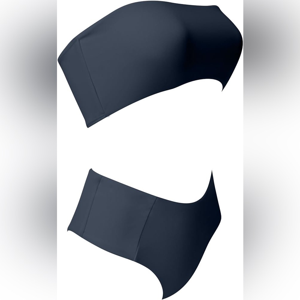 High Waist Bandeau Bikin